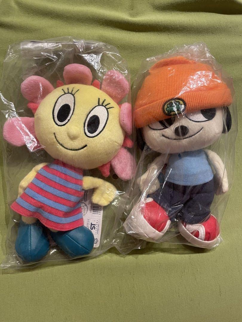 Amazon.co.jp: パラッパラッパーぬいぐるみセット : おもちゃ