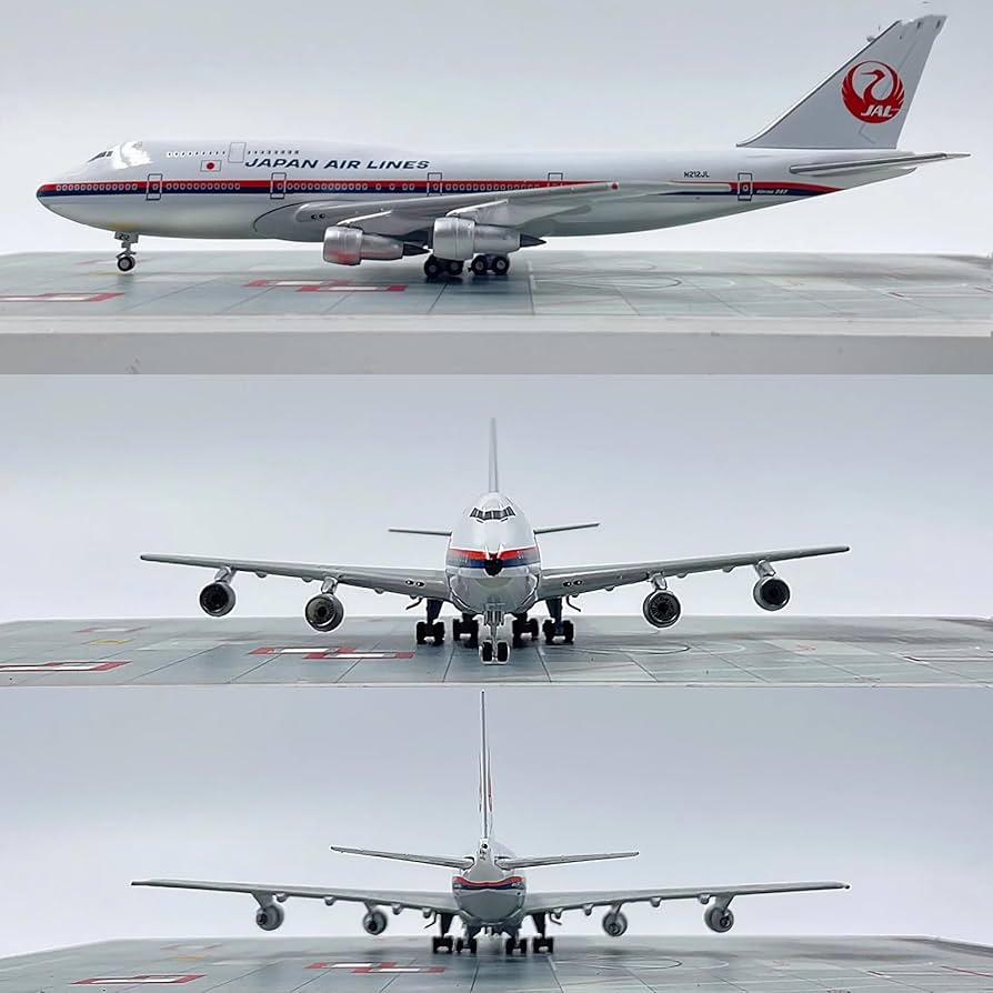 Amazon.co.jp: ODddot 日本航空ボーイング B747-300 旅客機モデル合金