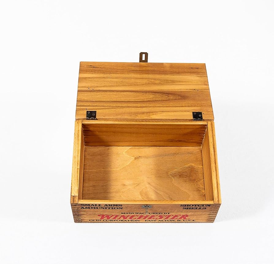 Amazon.com: Winchester WOODEN 250 SHELL AMMO BOX Brand Vintage