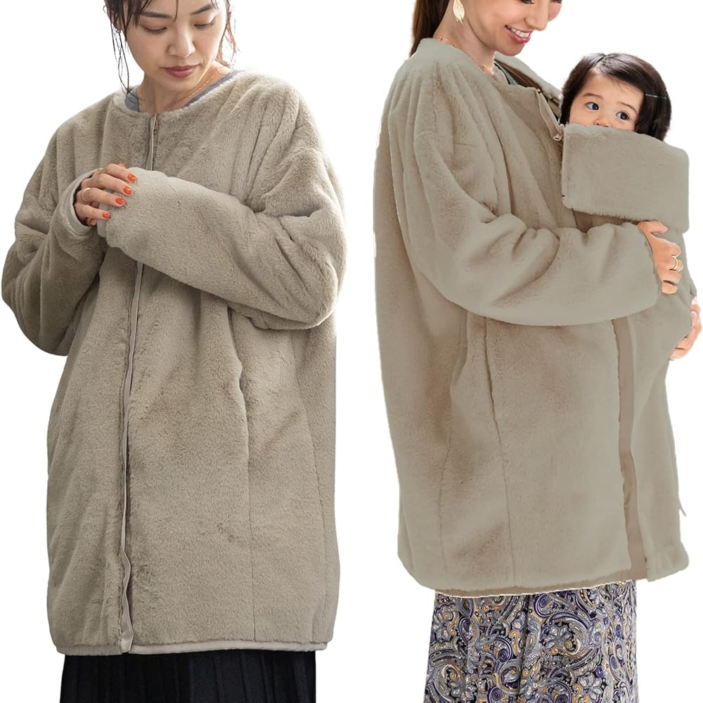 Amazon | Sweet Mommy ママコート 抱っこおんぶ対応 リバーシブルママ