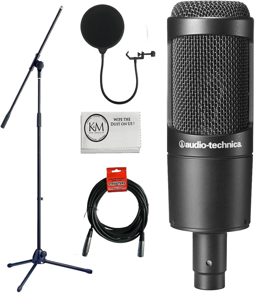 Amazon.com: Audio-Technica AT2035 Cardioid Condenser Microphone