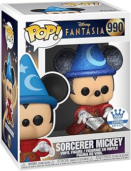 Amazon.com: POP! Disney Fantasia 990 Sorcerer Mickey Diamond