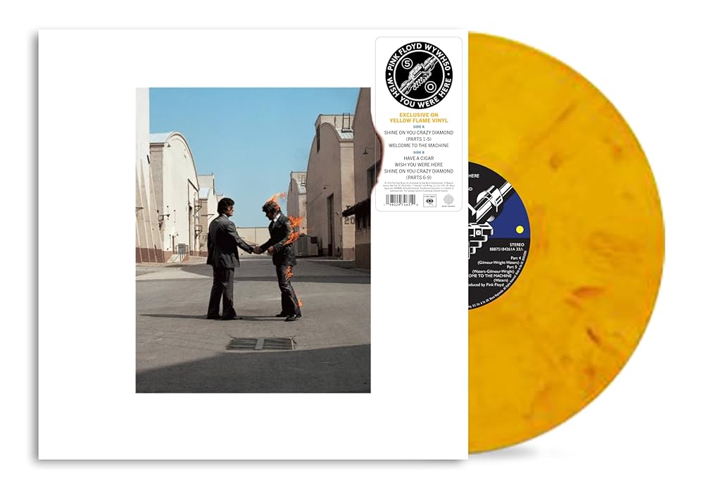 Amazon.com: Wish You Were Here - Yellow Flame Colored Vinyl: CDs