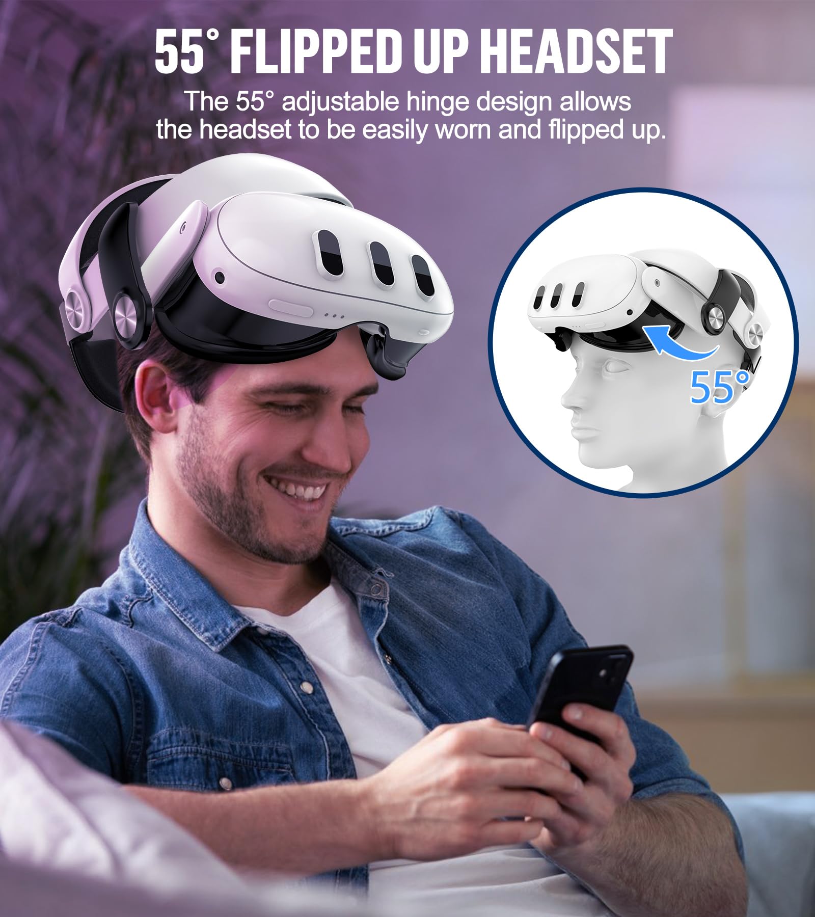 Amazon.co.jp: YRXVW ヘッドストラップアクセサリー Meta/Oculus Quest