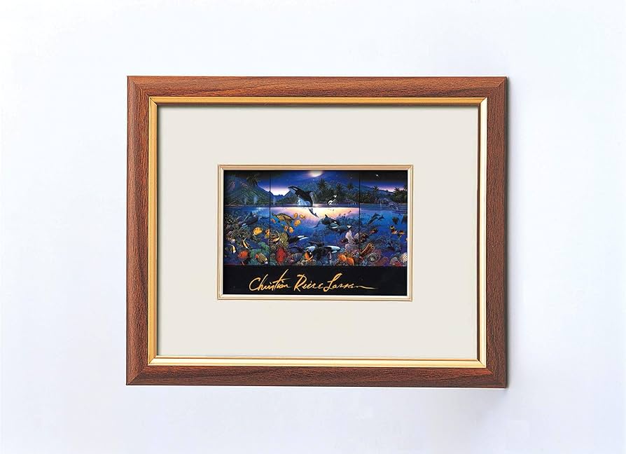 Amazon.co.jp: Christian Riese Lassen絵画額 □ラッセン 1500絵画額