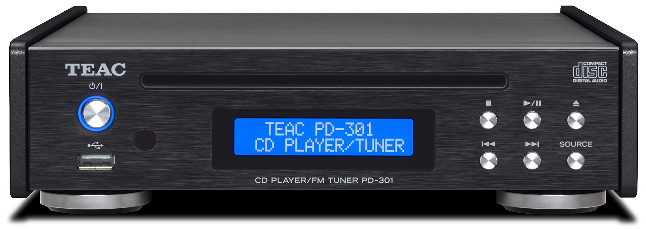 Amazon.co.jp: TEAC PD-301-X-B（ブラック） USB搭載ワイドFM対応CD