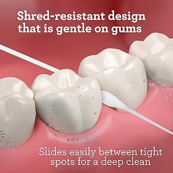 Amazon.com : GuruNanda Expandable Waxed Dental Floss for Gentle