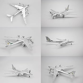 Amazon.co.jp: ODddot 1:200ロシアTU95戦略爆撃機合金モデルTU95ベア