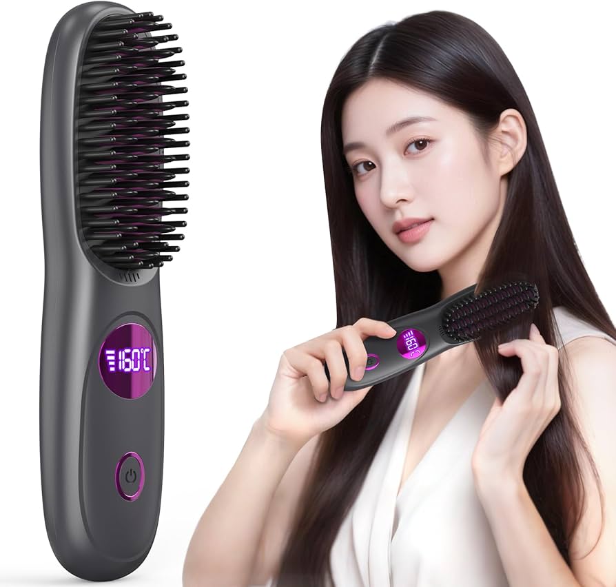 Amazon.co.jp: BlueCrest ヘアアイロン コードレスヒートブラシブラシ