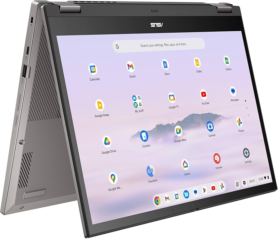Asus Chromebook Plus CM34 Flip Laptop, 14