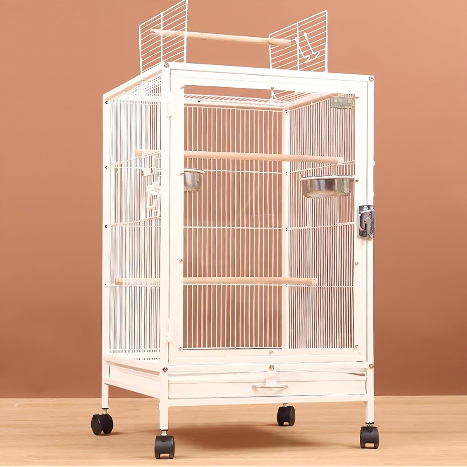 Amazon | LOOPFKL 鳥かご 大型 鳥かご インコ ク リアアクリル 鳥籠