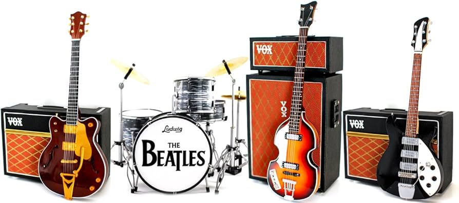 Amazon.co.jp: BT MGU ビートルズ ファブ フォー ミニチュア ギターと