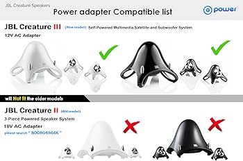 Amazon.com: T POWER Ac Adapter for JBL Creature III Self-Powered