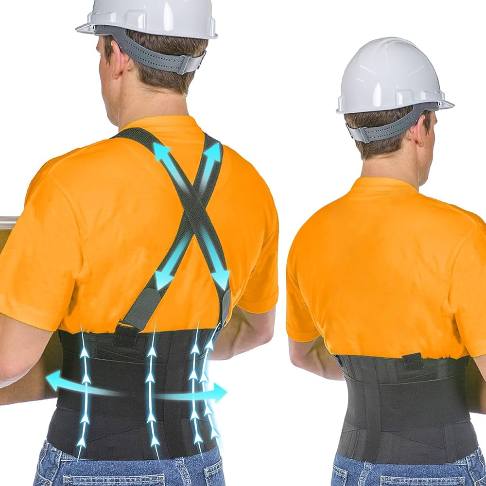 Amazon | FOCU 腰サポーター ベルト 産業用 バックブレース 軽薄 通気