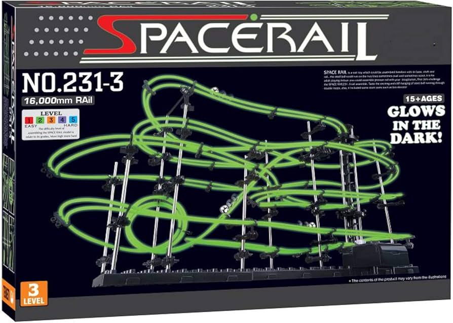 Amazon.co.jp: スペースレール(SPACE RAIL) 暗闇で光る 蓄光型 無限