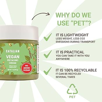 Amazon.com : EATALIAN by AMZ BETTER Vegan Pistachio Cream Sugar