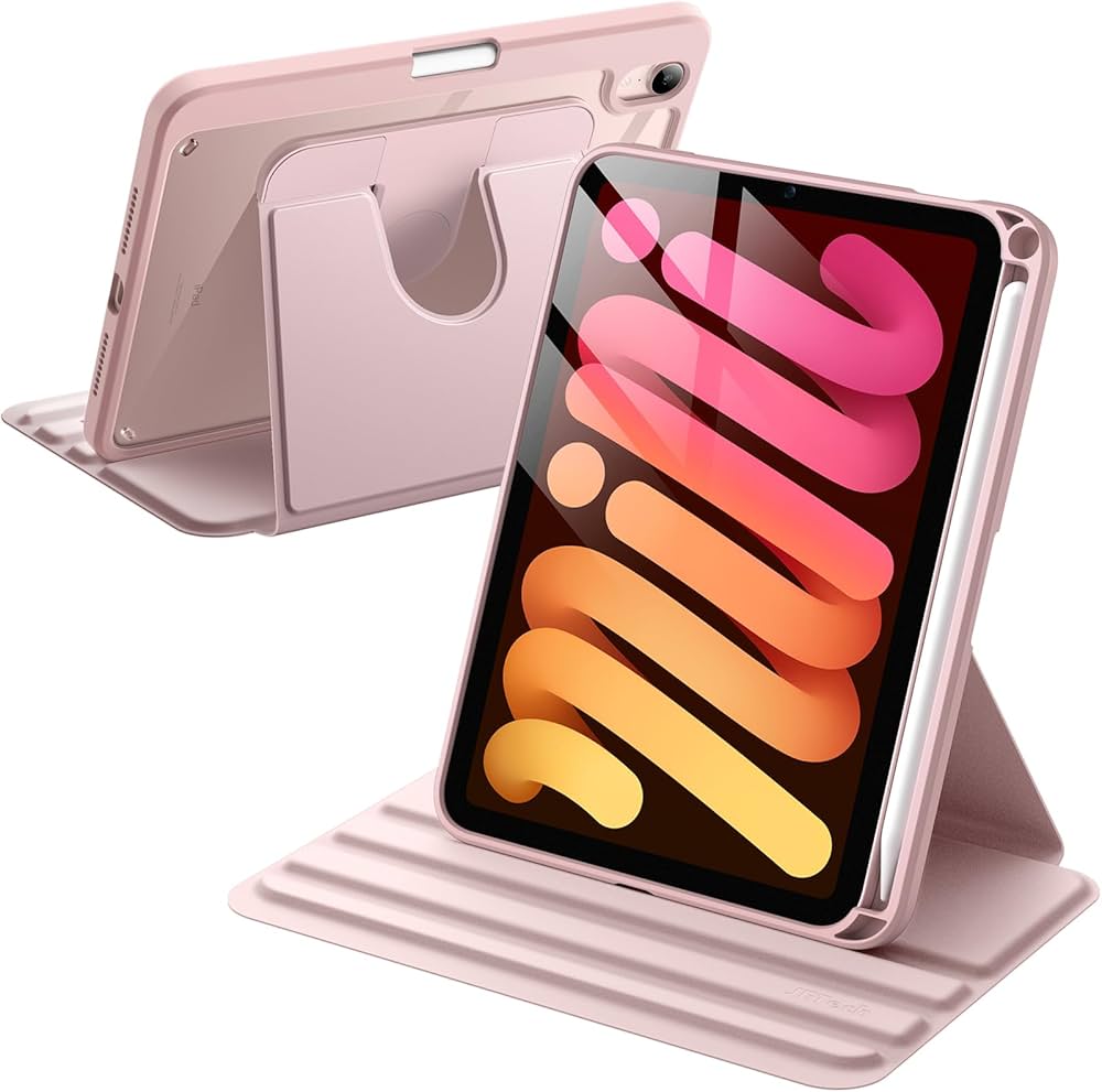 Amazon.com: JETech Rotating Case for iPad mini (A17 Pro, 2024