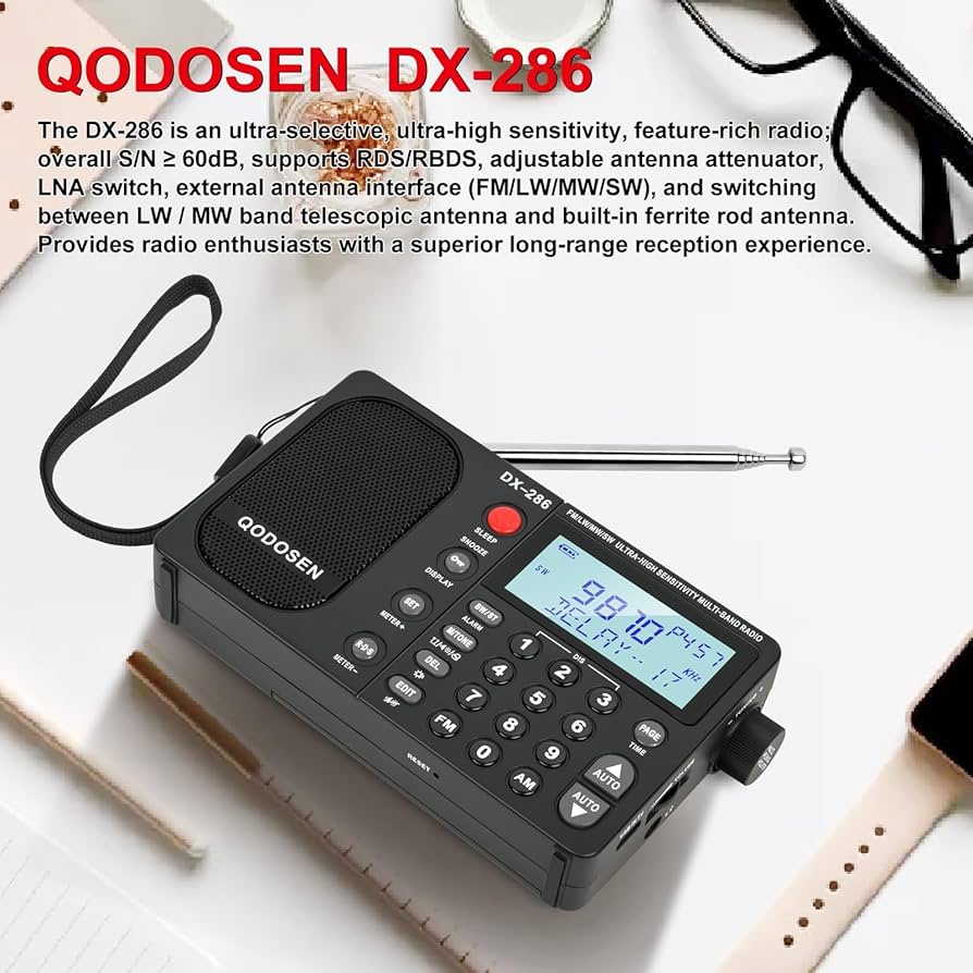 Amazon.co.jp: QODOSEN DX-286ラジオ小型,超高性能FM/LW/AM/短波