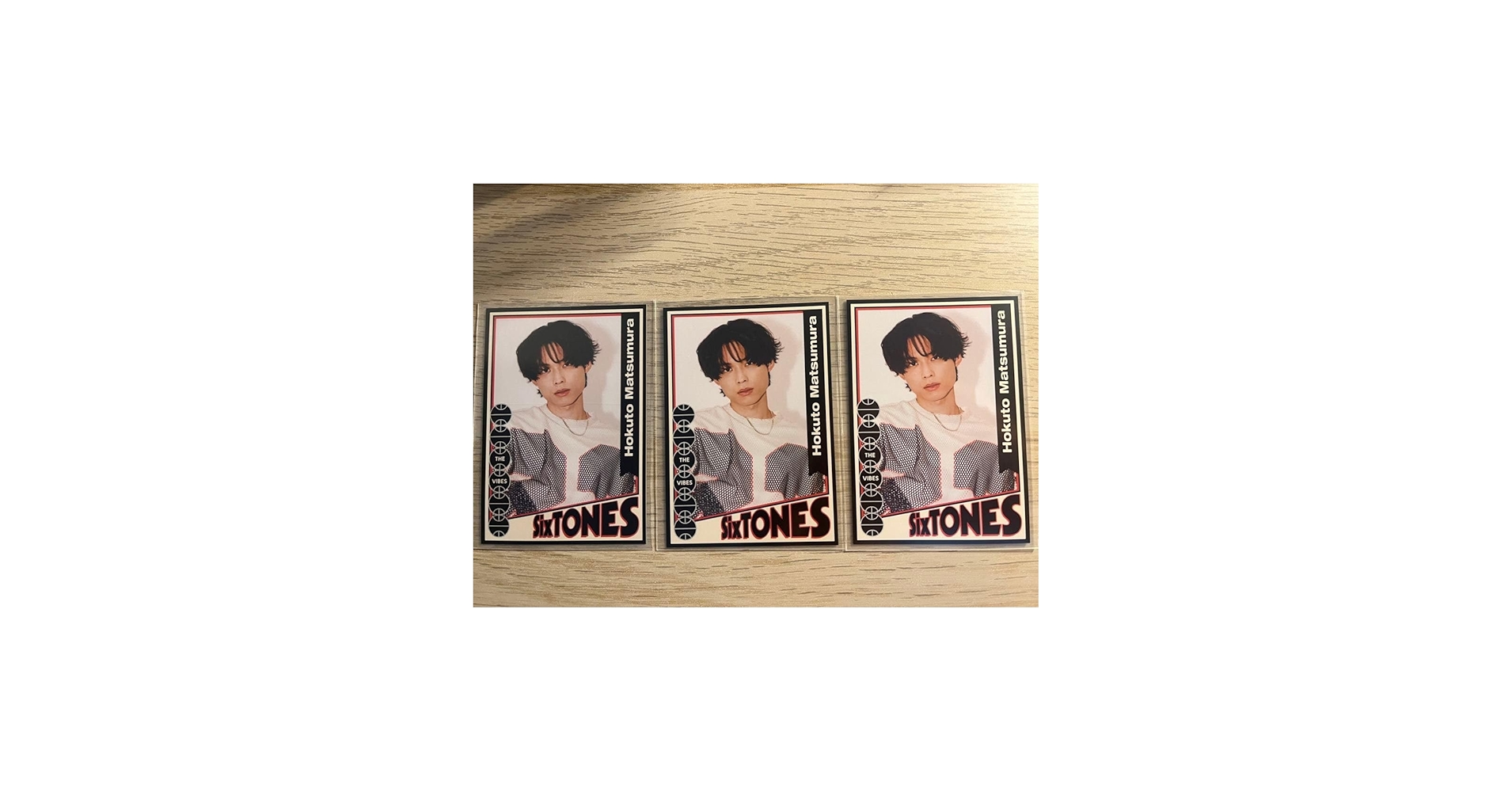 Amazon.co.jp: SixTONES トレカ オリジナルフォトカード 松村北斗 3枚