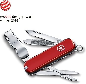Victorinox Swiss Army Nail Clip 580 Swiss Army Knife, Red