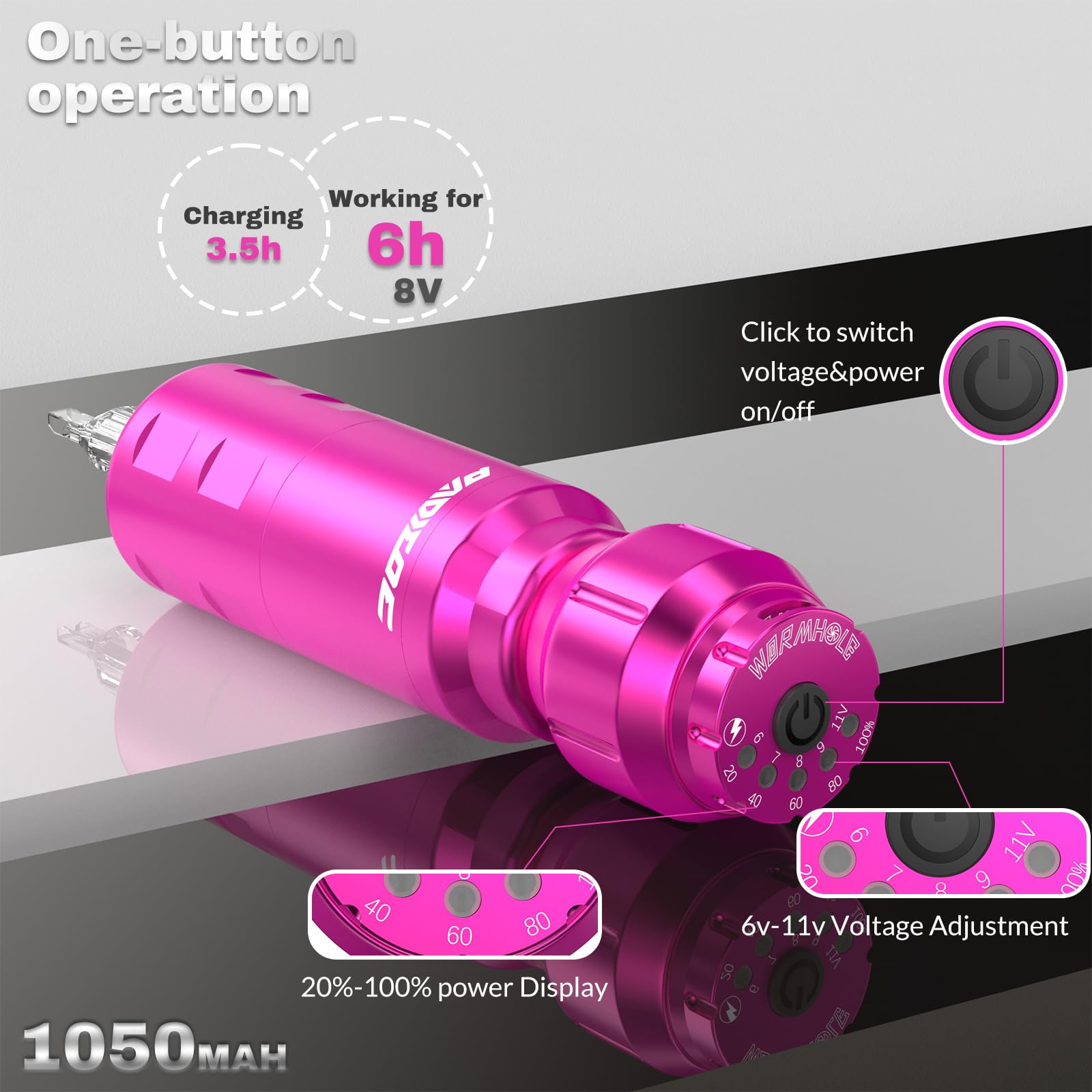 Amazon | Padieoe ワイヤレス タトゥーマシンキット