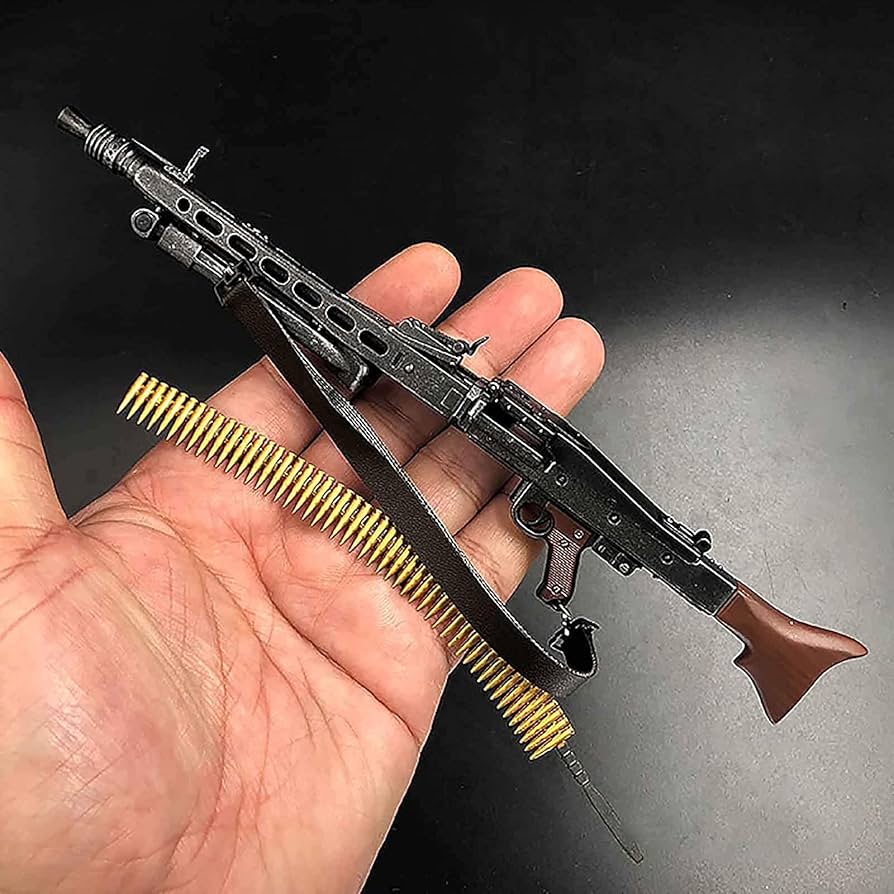 Amazon.co.jp: 1/6スケール第二次世界大戦ドイツMG42機関銃 ミニチュア