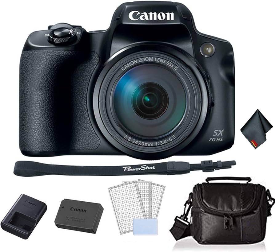 Amazon Canada: Canon PowerShot SX70 HS Digital Camera Bundle with