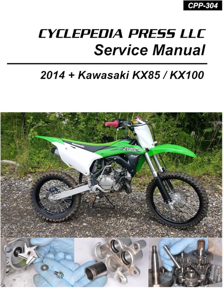 2014-2021 Kawasaki KX85 KX100 Cyclepedia Printed Motorcycle