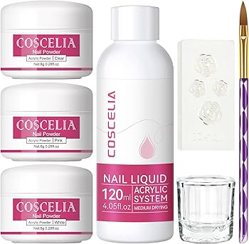 Amazon.co.jp: COSCELIA アクリルパウダー 長さ出し アクリルパウダー