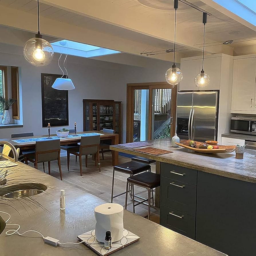 Kiven 3個セット ペンダントライト クリアガラス E26 Amazon.co.jp