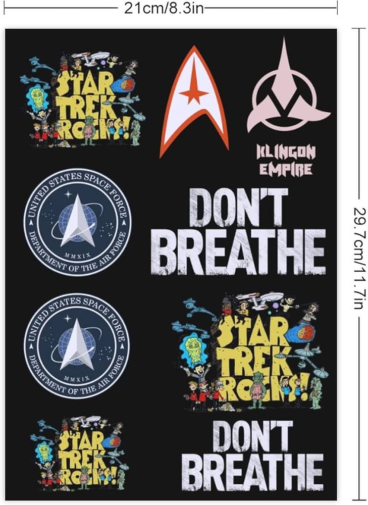 Amazon.co.jp: シール スタートレック スタートレック スタートレック