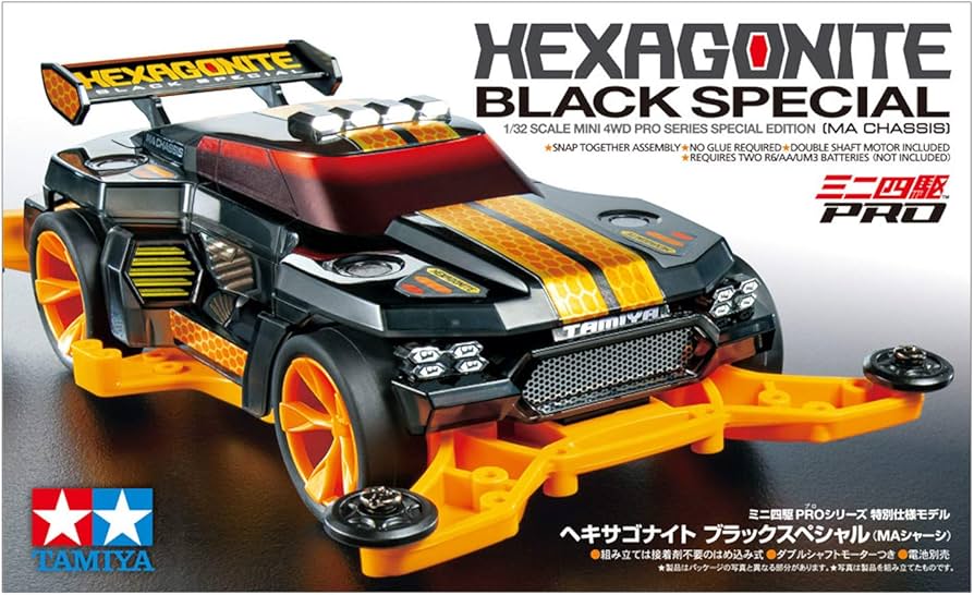 Amazon | タミヤ ミニ四駆特別企画商品 ヘキサゴナイト ブラック