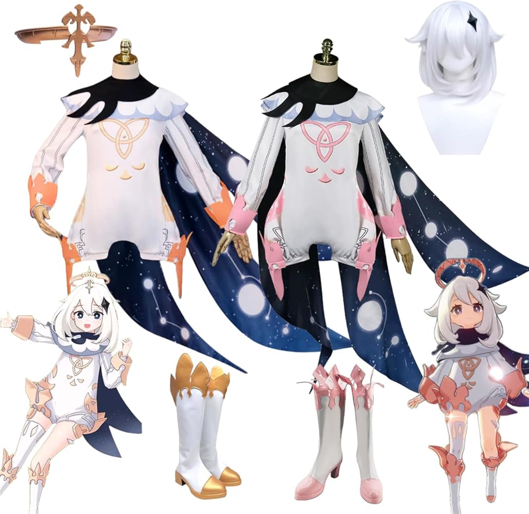 Amazon.co.jp: [HUNIY] 原神 パイモン コスプレ衣装 豪華版 フルセット