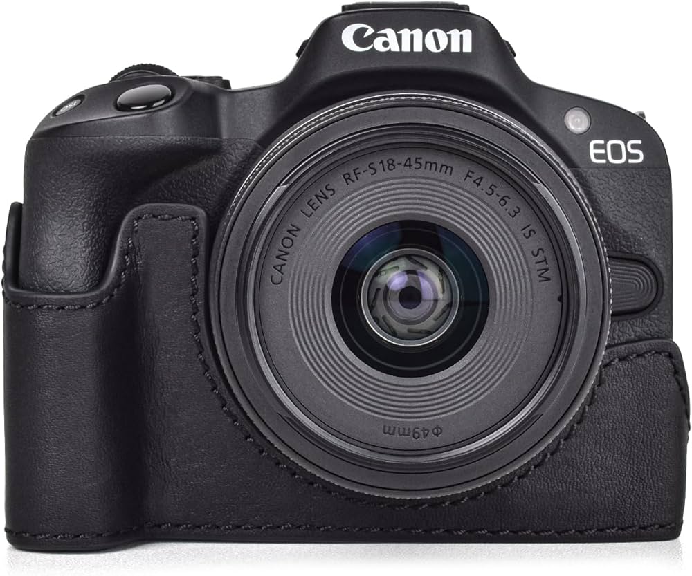 Amazon.com : MUZIRI KINOKOO EOS R50 Case, Retro Style Genuine