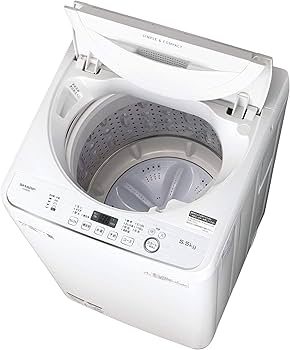 Amazon.co.jp: シャープ SHARP 全自動洗濯機 幅56.5cm(ボディ幅52.0cm