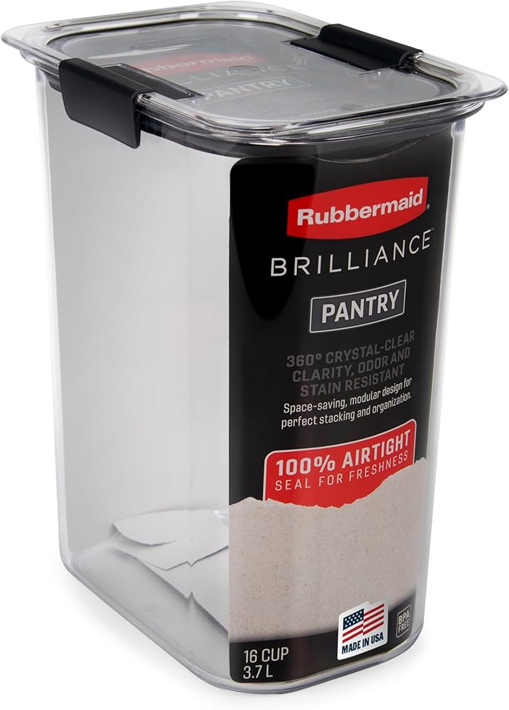 Amazon.com: Rubbermaid Brilliance 16-Cup Airtight Food Storage