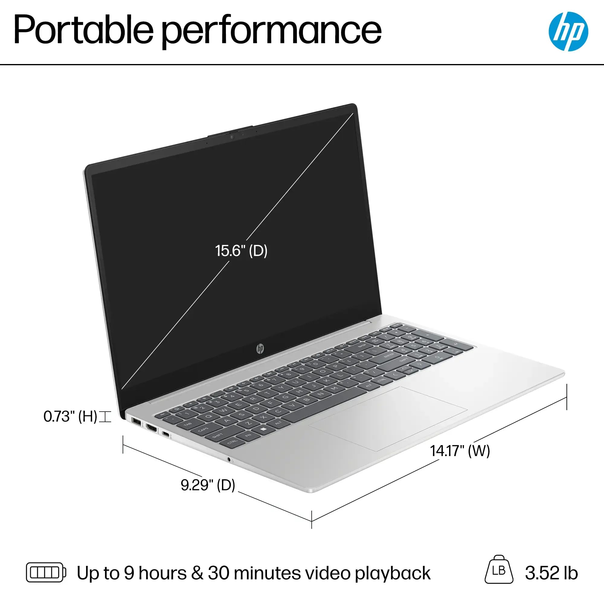 Amazon.com: HP Business Laptop, with Office 2024 Lifetime License