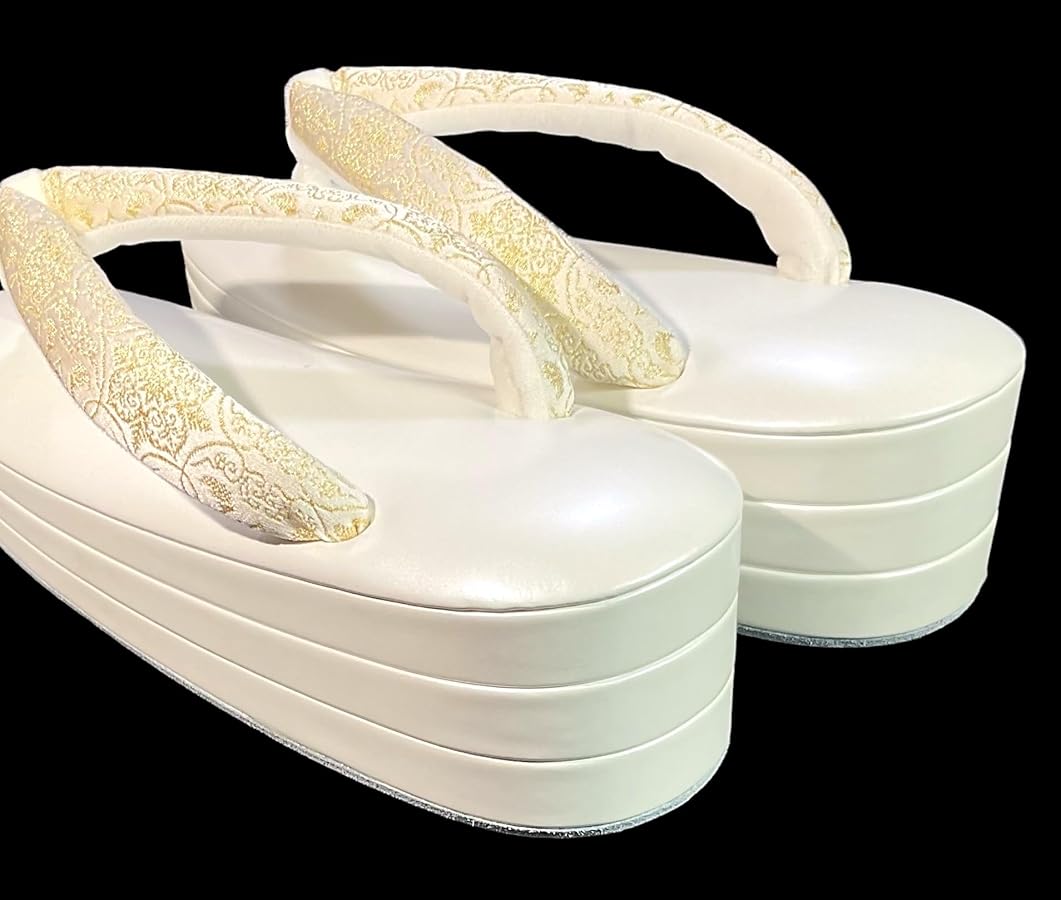 Amazon | [錦匠] 京都発 龍村織物 総本革張製 日本製 防水 高級 草履