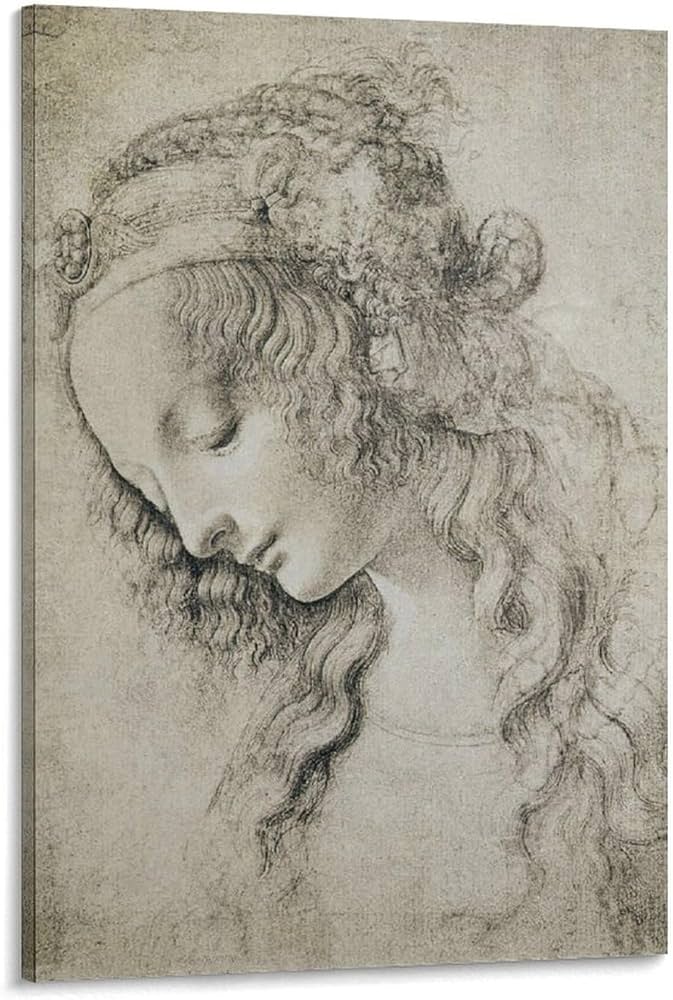 Amazon.co.jp: レオナルド・ダ・ヴィンチ「マグダラのマリアの頭部の