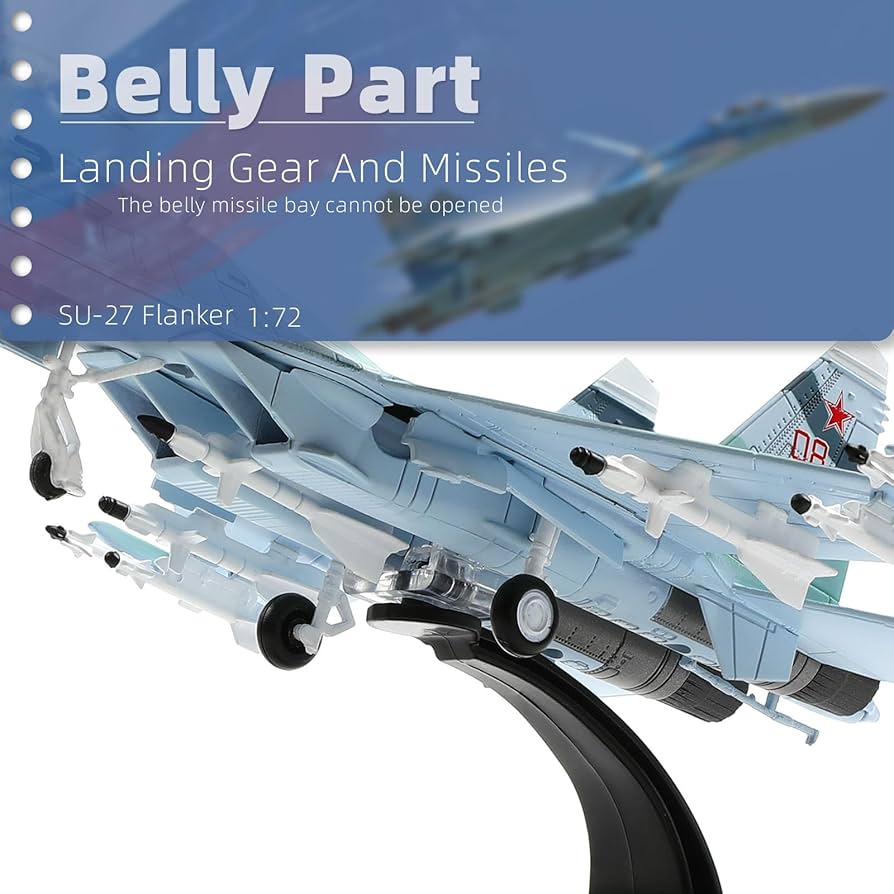 Amazon.co.jp: NUOTIE 1:100 Su-27 フランカーモデル航空機キット完成
