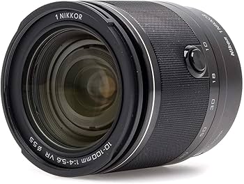 Amazon.com : Nikon 1 NIKKOR 10-100mm f/4.0-5.6 VR (Black) : Camera