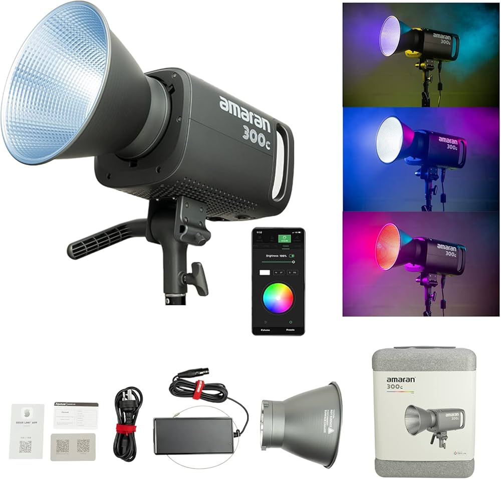 Amazon | 【Aputure】 Amaran 300C フルーカラー300W RGBビデオライト