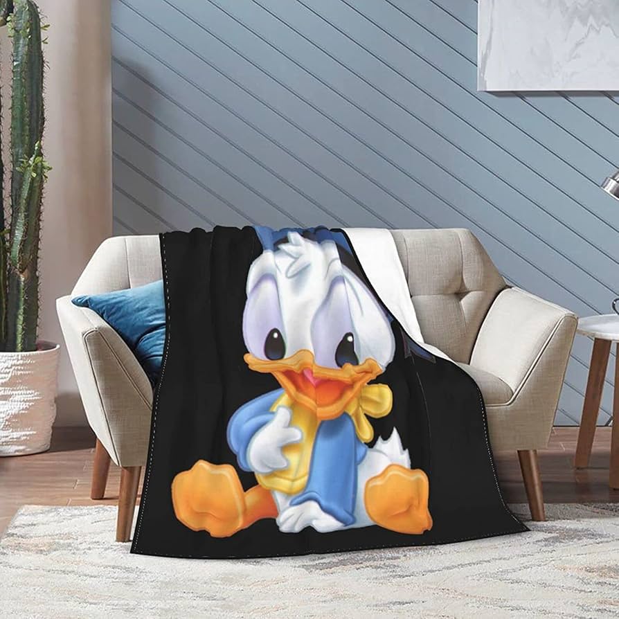 Amazon｜ドナルドダック ブランケット blanket フランネル ふんわり
