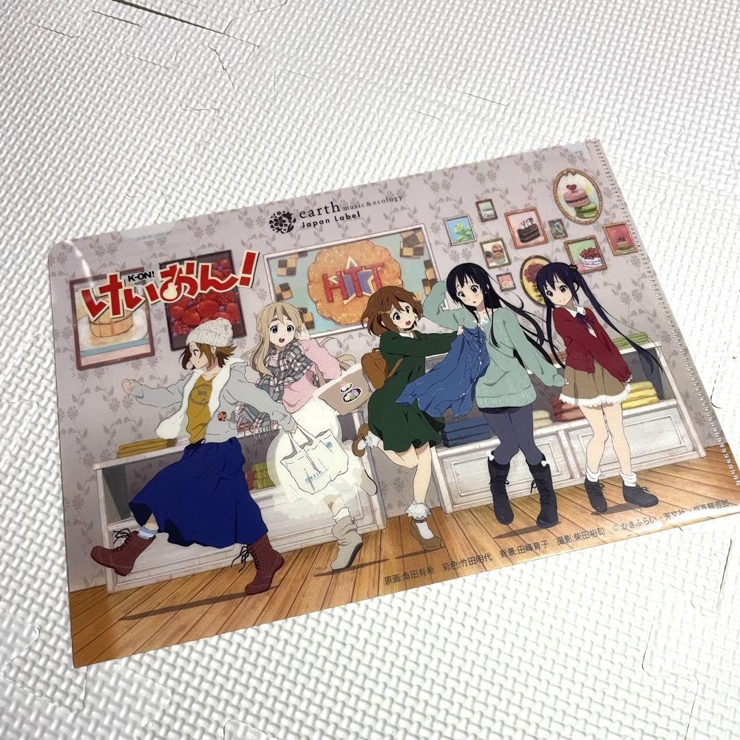 けいおん！☆earth music&ecology☆クリアファイル けいおん！☆earth