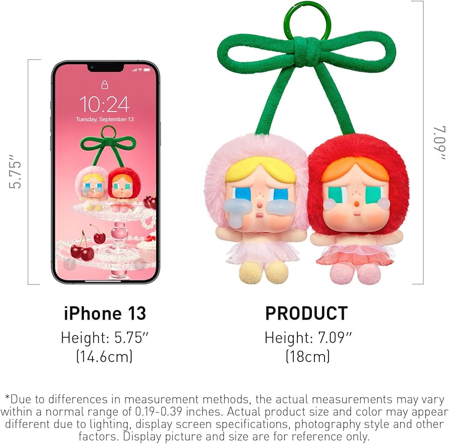 Amazon.com: POP MART Crybaby Crying for Love Series-Vinyl Plush