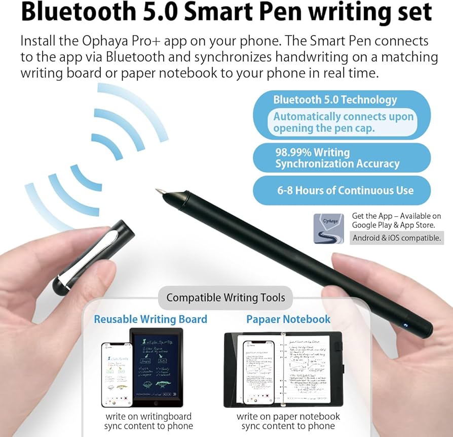 Amazon.com: Ophayapen Smart Sync Pen for Note Taking with Notebook