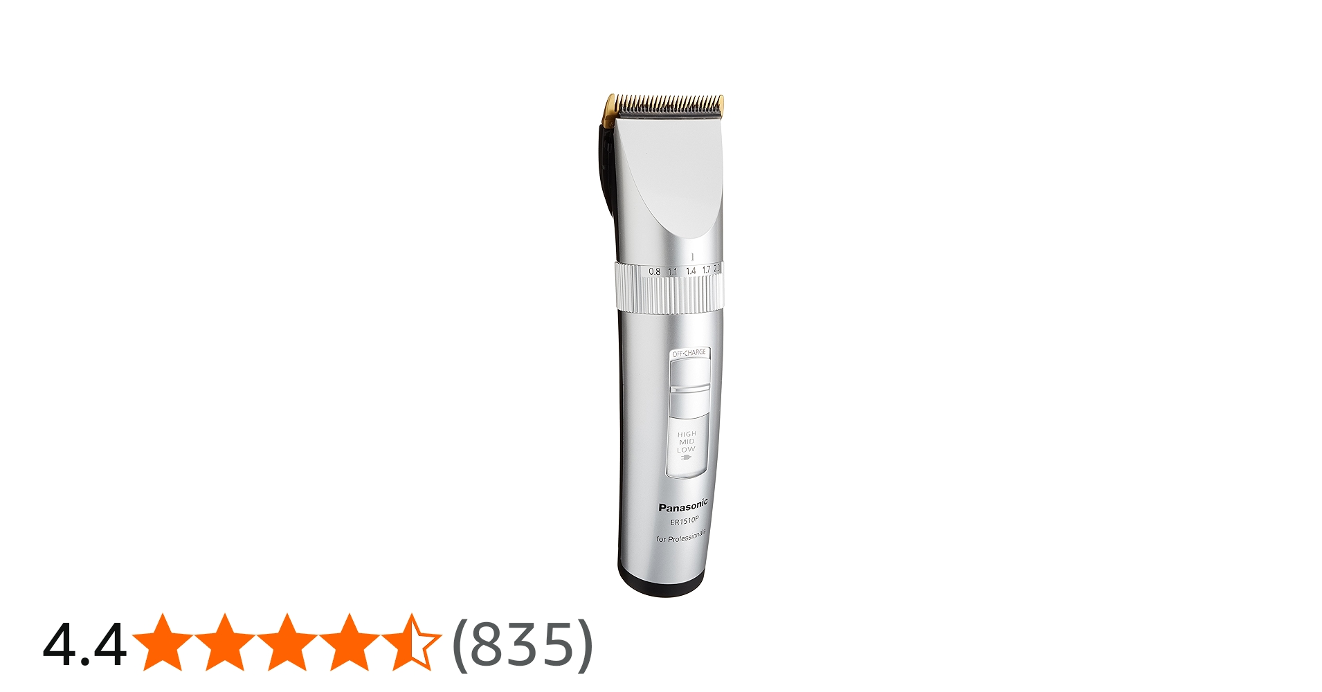 Amazon | パナソニック プロバリカンER1510P-S (5段階調整:0.8・1.1