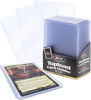 Amazon.com: BCW 3x4 Topload Card Holder - Premium 20PT Thickness