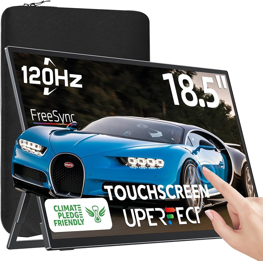 Amazon.com: UPERFECT Portable Monitor 18.5-inch 120HZ Touchscreen