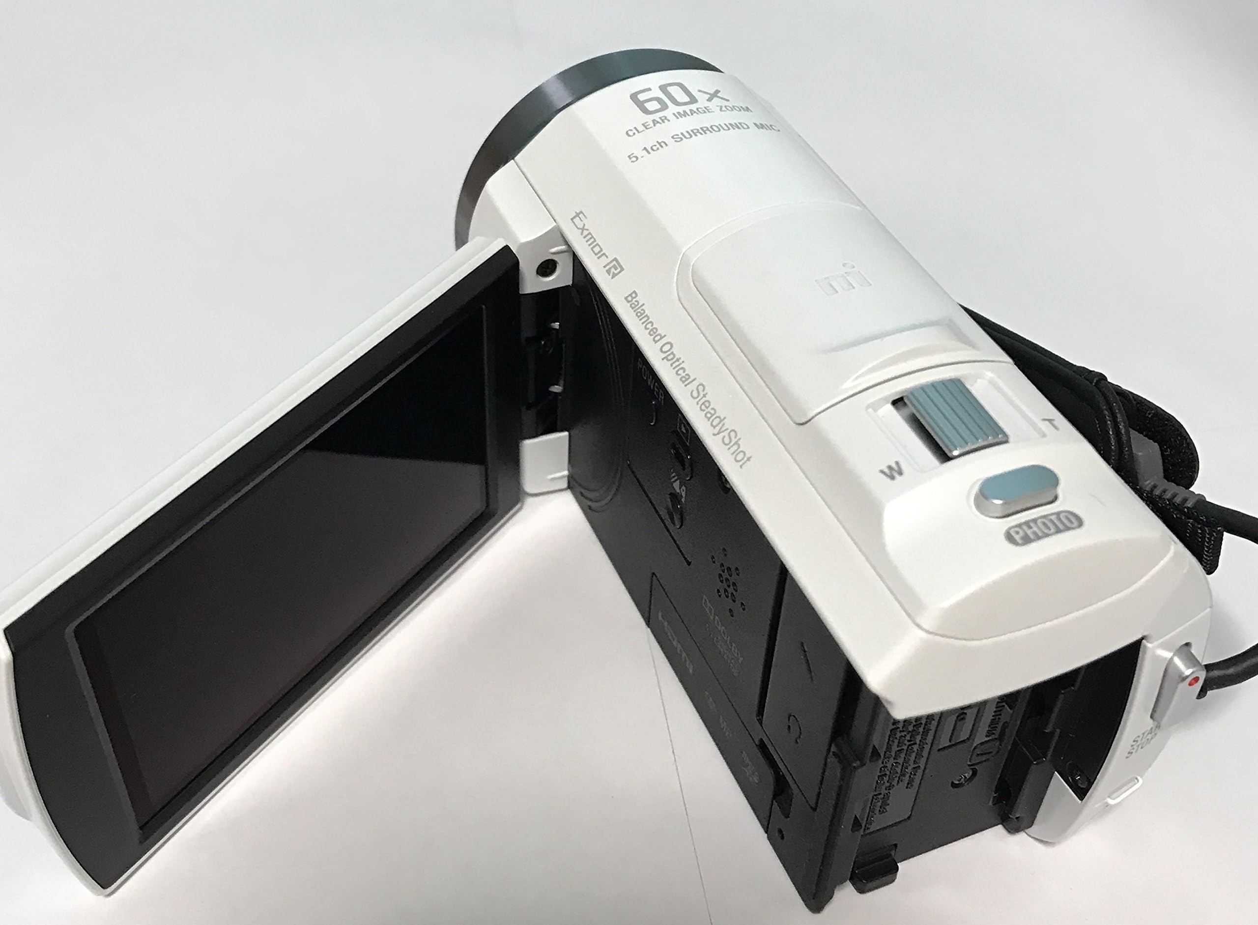 Amazon | SONY ビデオカメラ Handycam CX535 内蔵メモリ32GB ホワイト